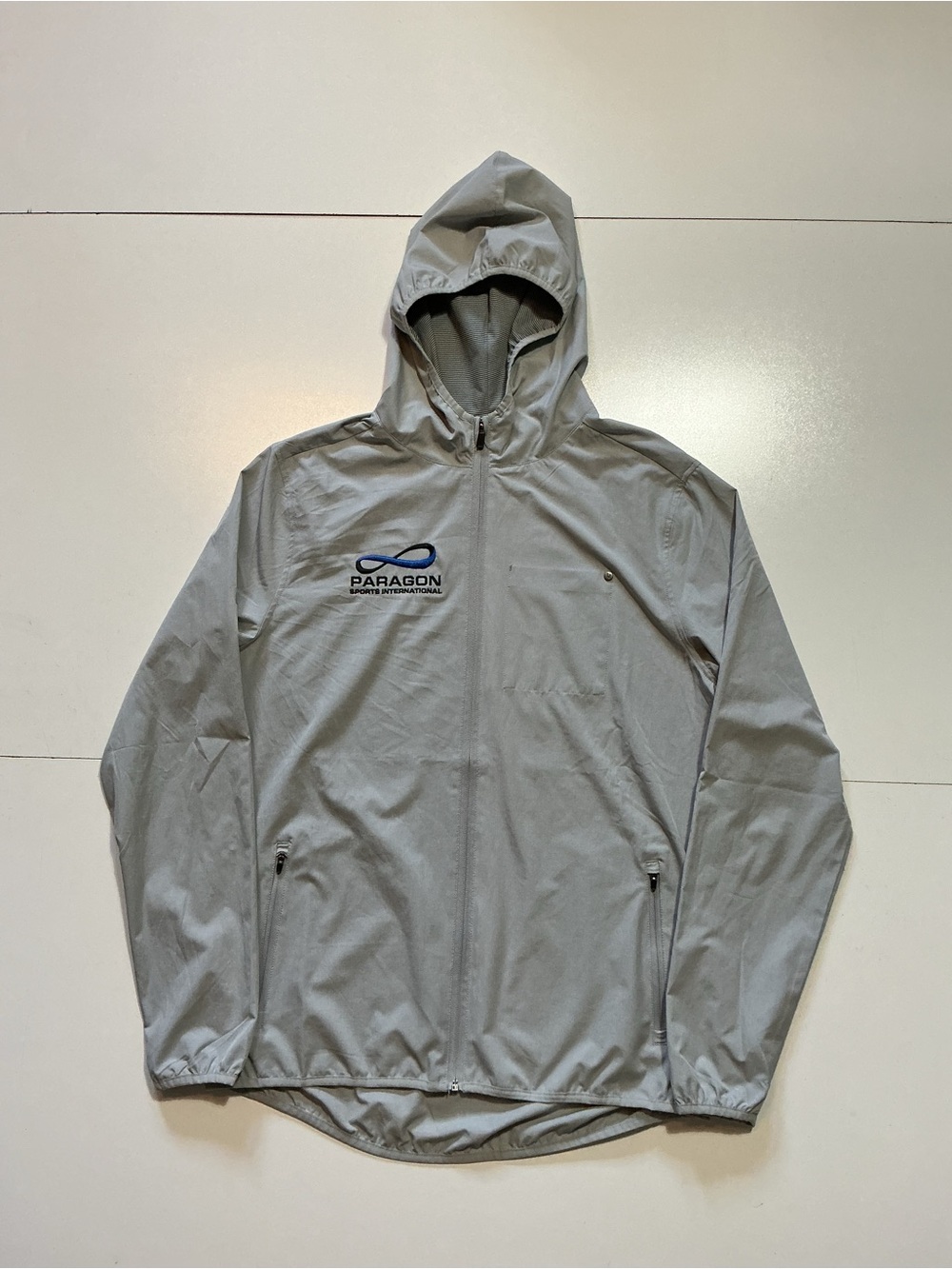 Vuori Outdoor Trainer Platinum Linen Gray Men's Dreamknit Jacket
